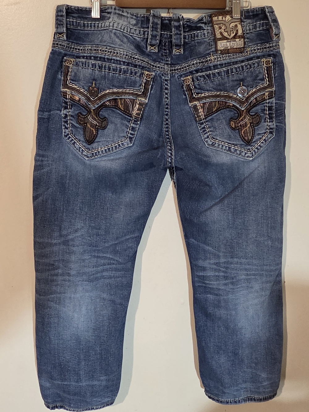 Rock Revival Men's Jazzy Straight 36x27 Jeans